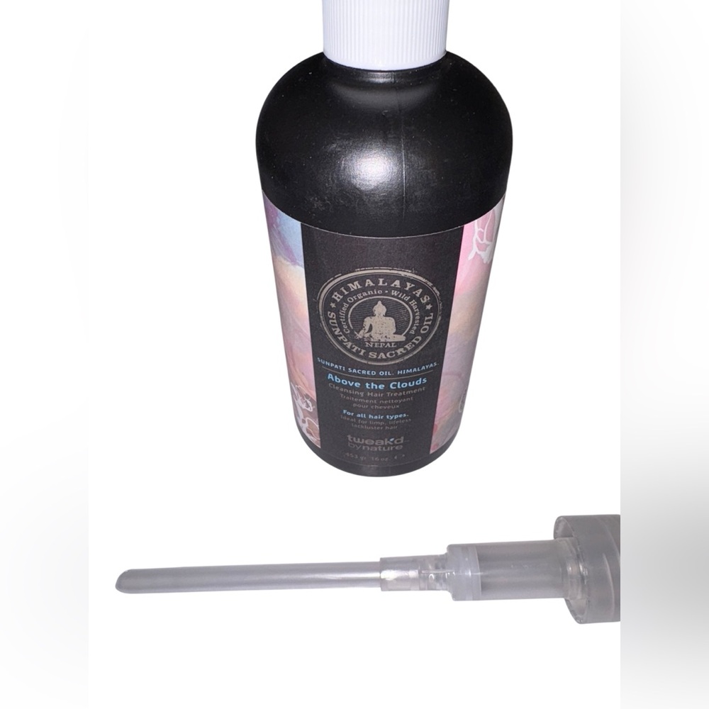 Tweak'd By Nature ABOVE THE CLOUDS Cleansing Hair Treatment 16 oz New with pump